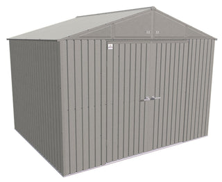 Arrow Elite 12x16-ft Cool Grey Corrosion-Resistant Steel Shed