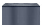 Arrow Elite 14x12-ft Anthracite Corrosion-Resistant Steel Shed image 6