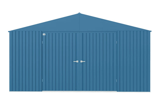 Arrow Elite 14x12-ft Blue Grey Corrosion-Resistant Steel Shed