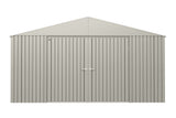 Arrow Elite 14x12-ft Cool Grey Weather-Resistant Steel Shed