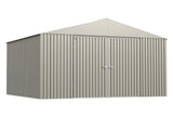Arrow Elite 14x12-ft Cool Grey Weather-Resistant Steel Shed image 4