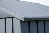 Arrow Elite Steel Storage Shed, Anthracite, 8-ft x 6-ft image 6