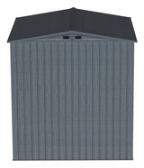 Arrow Elite Steel Storage Shed with Pent Roof, Anthracite, 6-ft x 6-ft image 7