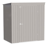 Arrow Elite Steel Storage Shed with Pent Roof, Cool Grey, 6-ft x 4-ft