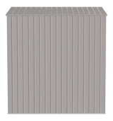 Arrow Elite Steel Storage Shed with Pent Roof, Cool Grey, 6-ft x 4-ft image 6