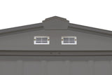 Arrow EZEE Galvanized Steel Storage Shed with Low Gable Roof, Charcoal, 6-ft x 5-ft image 2