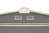Arrow EZEE Galvanized Steel Storage Shed with Low Gable Roof, Charcoal/Cream, 6-ft x 5-ft image 3