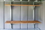 Arrow Galvanized Steel Shelf Kit with Hanger and Brackets image 2