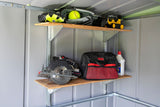 Arrow Galvanized Steel Shelf Kit with Hanger and Brackets image 5