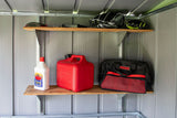 Arrow Galvanized Steel Shelf Kit with Hanger and Brackets image 7