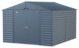 Arrow Select Galvanized Steel Storage Shed, Blue Grey, 10-ft x 12-ft image 3