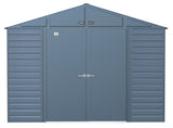 Arrow Select Galvanized Steel Storage Shed, Blue Grey, 10-ft x 12-ft image 4