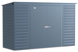 Arrow Select Galvanized Steel Storage Shed, Blue Grey, 10-ft x 4-ft image 4