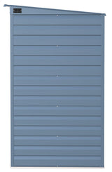 Arrow Select Galvanized Steel Storage Shed, Blue Grey, 10-ft x 4-ft image 5