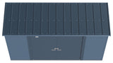 Arrow Select Galvanized Steel Storage Shed, Blue Grey, 10-ft x 4-ft image 7