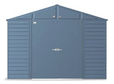 Arrow Select Galvanized Steel Storage Shed, Blue Grey, 10-ft x 8-ft image 2