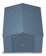 Arrow Select Galvanized Steel Storage Shed, Blue Grey, 10-ft x 8-ft image 6
