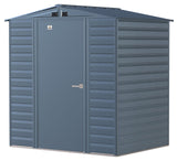 Arrow Select Galvanized Steel Storage Shed, Blue Grey, 6-ft x 5-ft image 2