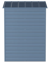 Arrow Select Galvanized Steel Storage Shed, Blue Grey, 6-ft x 5-ft image 5