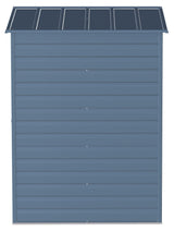 Arrow Select Galvanized Steel Storage Shed, Blue Grey, 6-ft x 5-ft image 7