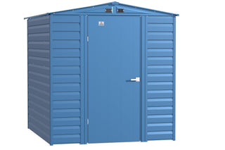 Arrow Select Galvanized Steel Storage Shed, Blue Grey, 6-ft x 7-ft