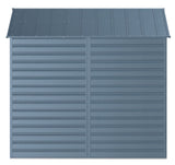 Arrow Select Galvanized Steel Storage Shed, Blue Grey, 8-ft x 8-ft image 7