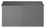 Arrow Select Galvanized Steel Storage Shed, Charcoal, 10-ft x 12-ft image 5