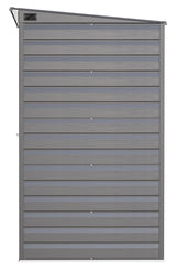 Arrow Select Galvanized Steel Storage Shed, Charcoal, 10-ft x 4-ft image 7
