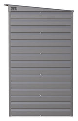 Arrow Select Galvanized Steel Storage Shed, Charcoal, 8-ft x 4-ft image 5