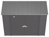 Arrow Select Galvanized Steel Storage Shed, Charcoal, 8-ft x 4-ft image 6