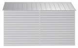 Arrow Select Galvanized Steel Storage Shed, Flute Grey, 10-ft x 12-ft image 5