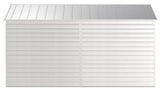 Arrow Select Galvanized Steel Storage Shed, Flute Grey, 10-ft x 14-ft image 5