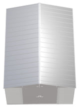 Arrow Select Galvanized Steel Storage Shed, Flute Grey, 10-ft x 14-ft image 7