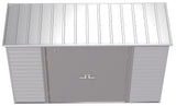 Arrow Select Galvanized Steel Storage Shed, Flute Grey, 10-ft x 4-ft image 6