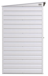 Arrow Select Galvanized Steel Storage Shed, Flute Grey, 10-ft x 4-ft image 7
