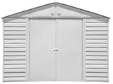 Arrow Select Galvanized Steel Storage Shed, Flute Grey, 10-ft x 8-ft image 6