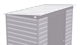 Arrow Select Galvanized Steel Storage Shed, Flute Grey, 6-ft x 4-ft image 2