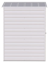 Arrow Select Galvanized Steel Storage Shed, Flute Grey, 6-ft x 5-ft image 5