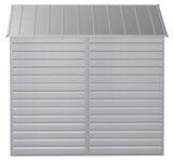 Arrow Select Galvanized Steel Storage Shed, Flute Grey, 8-ft x 8-ft image 8