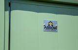 Arrow Select Galvanized Steel Storage Shed, Sage Green, 10-ft x 12-ft image 7