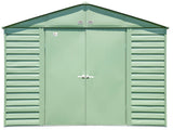 Arrow Select Galvanized Steel Storage Shed, Sage Green, 10-ft x 8-ft image 3