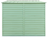 Arrow Select Galvanized Steel Storage Shed, Sage Green, 10-ft x 8-ft image 5