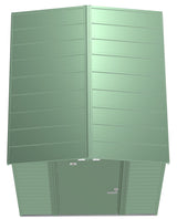 Arrow Select Galvanized Steel Storage Shed, Sage Green, 6-ft x 7-ft image 5