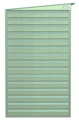 Arrow Select Galvanized Steel Storage Shed, Sage Green, 8-ft x 4-ft image 7