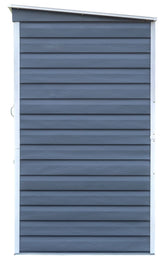 Arrow Shed-in-a-Box Steel Storage Shed, Charcoal/Cream, 6-ft x 4-ft image 4