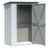 Arrow Spacemaker Patio Steel Storage Shed, 4-ft x 3-ft image 8