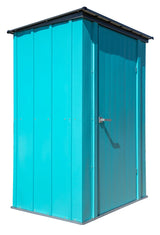 Arrow Spacemaker Patio Steel Storage Shed, Teal, 4-ft x 3-ft image 2