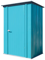 Arrow Spacemaker Patio Steel Storage Shed, Teal, 4-ft x 3-ft image 3