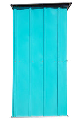 Arrow Spacemaker Patio Steel Storage Shed, Teal, 4-ft x 3-ft image 5