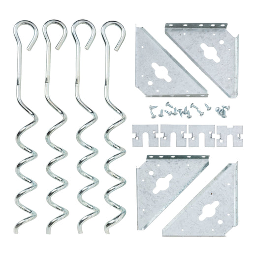Arrow Steel Earth Anchor Kit with 15-in Corkscrews